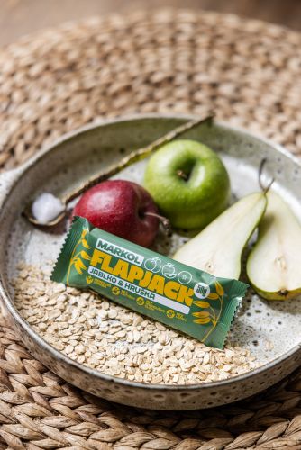 hruškový flapjack - bezlepkový